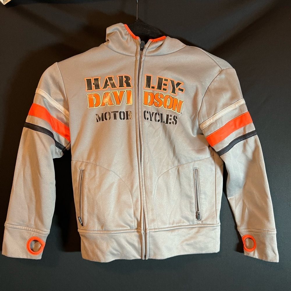 Harley-Davidson Big Boys' Knit Zippered Hoodie